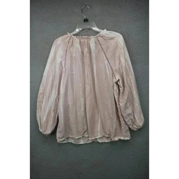 Knox Rose 3/4 Balloon Sleeves Blouse-Size XL-Boho-Tie Dye-Lyocell - Picture 7 of 8